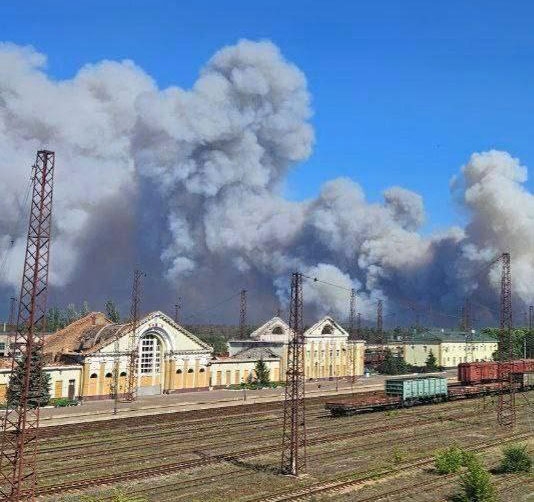 У Лиманських лісах сталася масштабна пожежа