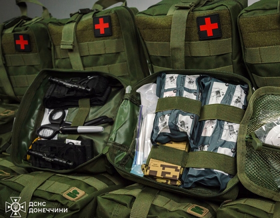 Рятувальники Донеччини отримали гуманітарну допомогу