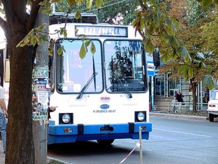 В Краматорске троллейбусы не вышли на маршрут